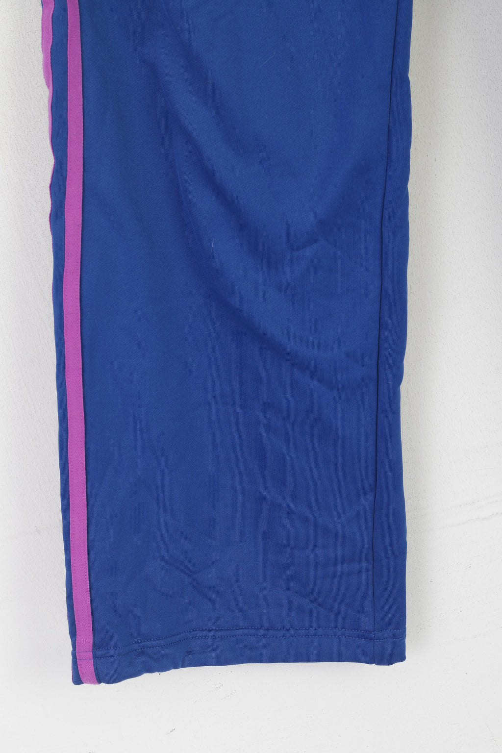 Adidas Women 16 18 L Sweatpants Blue Shiny Vintage Sportswear Retro Trousers