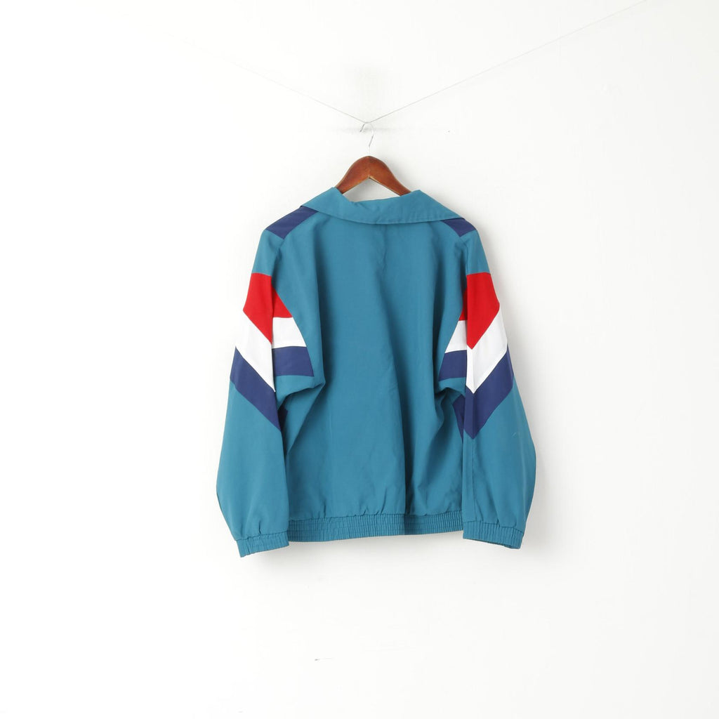 Giacca da uomo Lucky M. Top da tuta Activewear foderato in rete con cerniera intera verde vintage