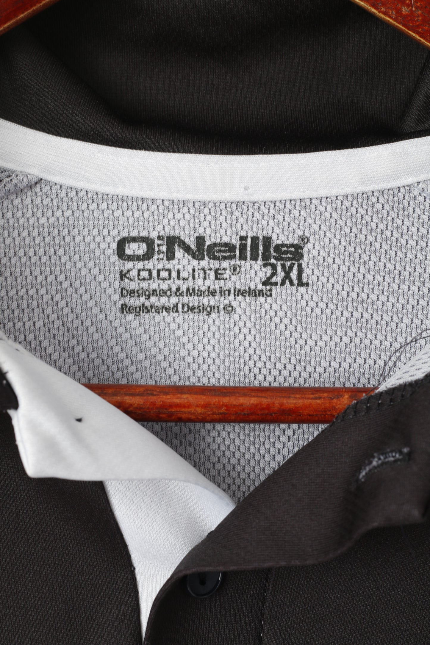 O' Neills Men 2XL Polo Shirt Black Gaelic Leoin Gaelacha Singapóra CLG Jersey Top