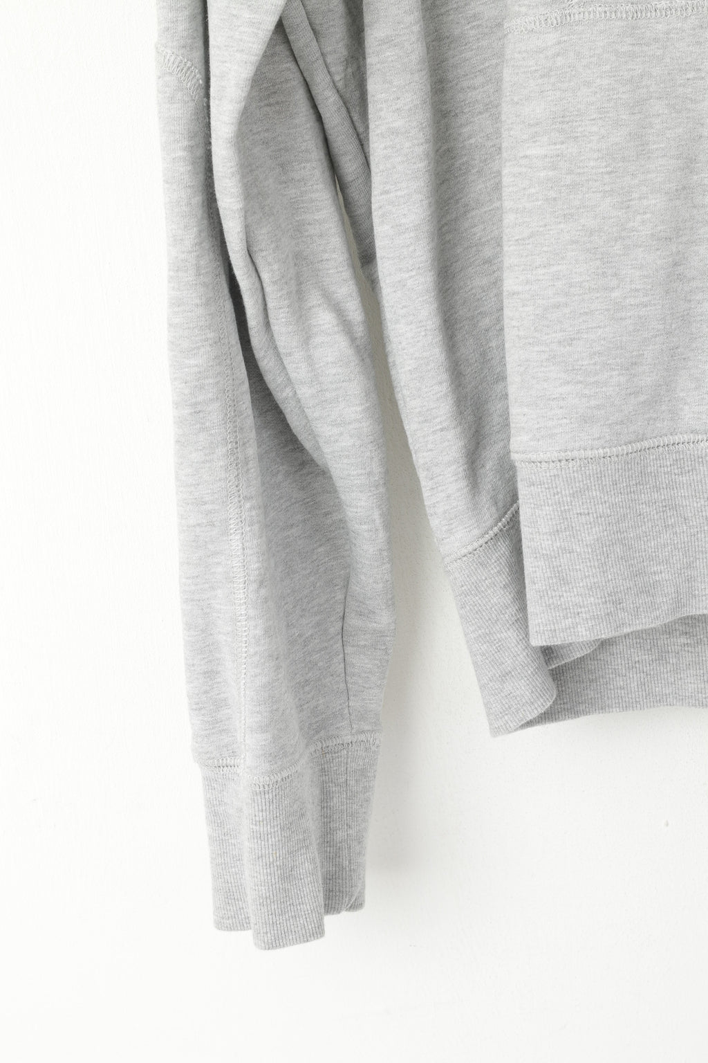 Police 883 Men 6 M Sweatshirt Grey Cotton Hooded Engineering in Milano Hoodie