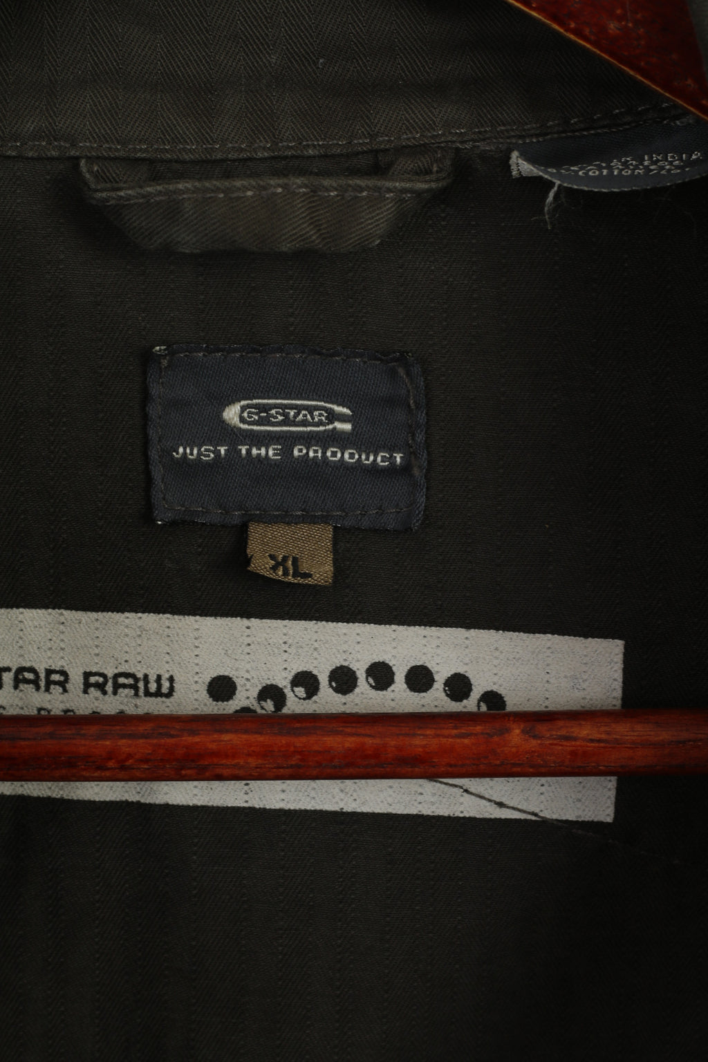 G-Star Raw Women XL Jacket Green Cotton Studs Jkt Military Zip Up Multi Pockets Top