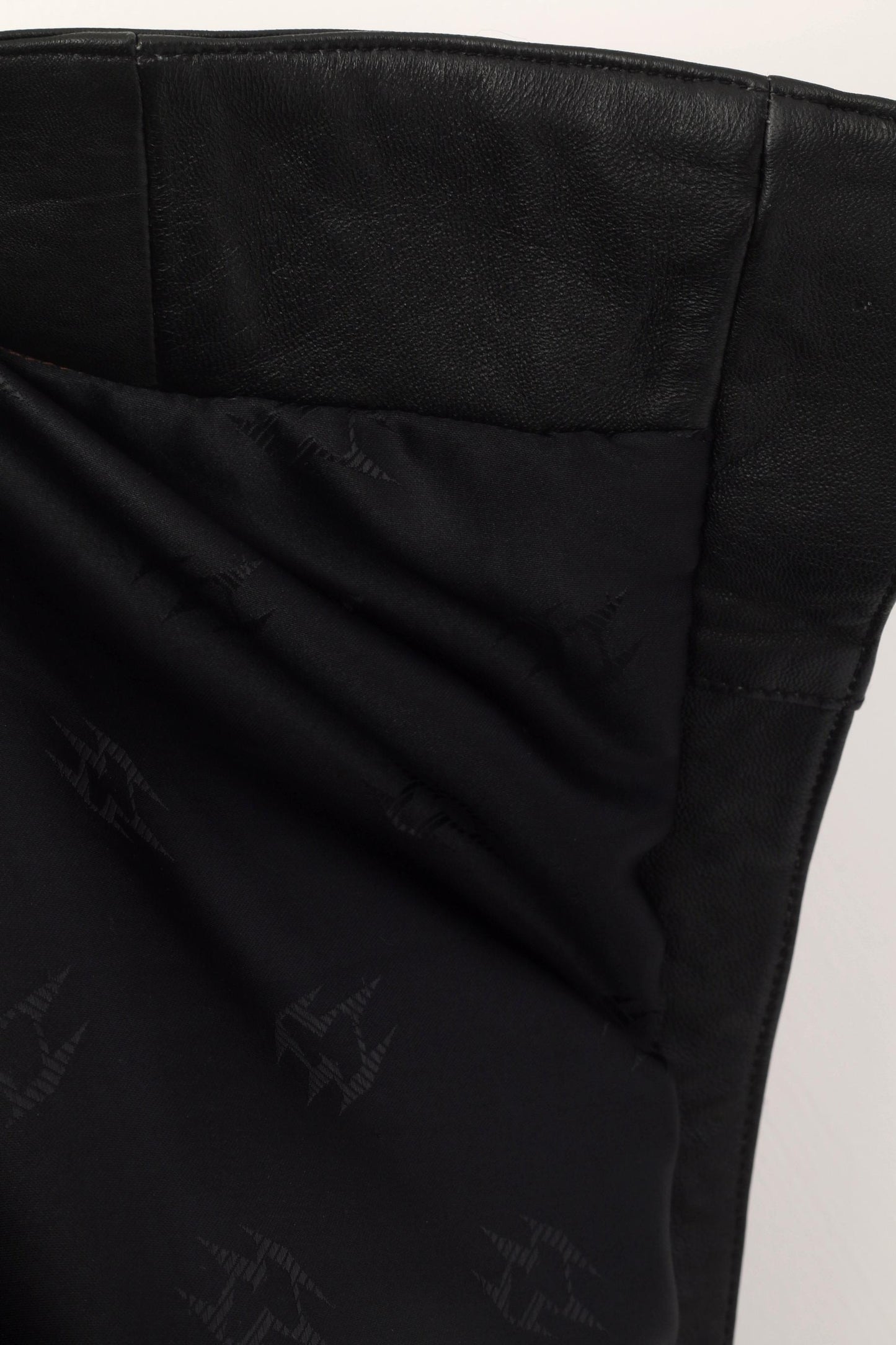 Skinny Collection Women M Jacket Black Soft Leather Vintages Shoulder Pads Retro Top