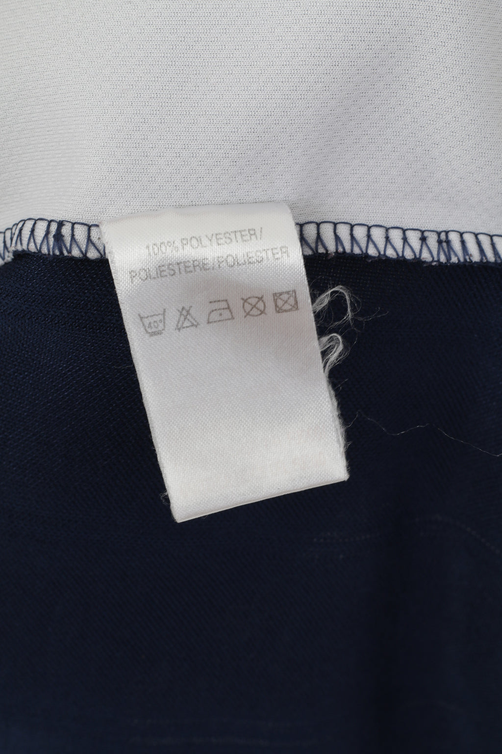 Umbro Uomo M Camicia Navy Activewear Logo Girocollo Sport Training Jersey Top