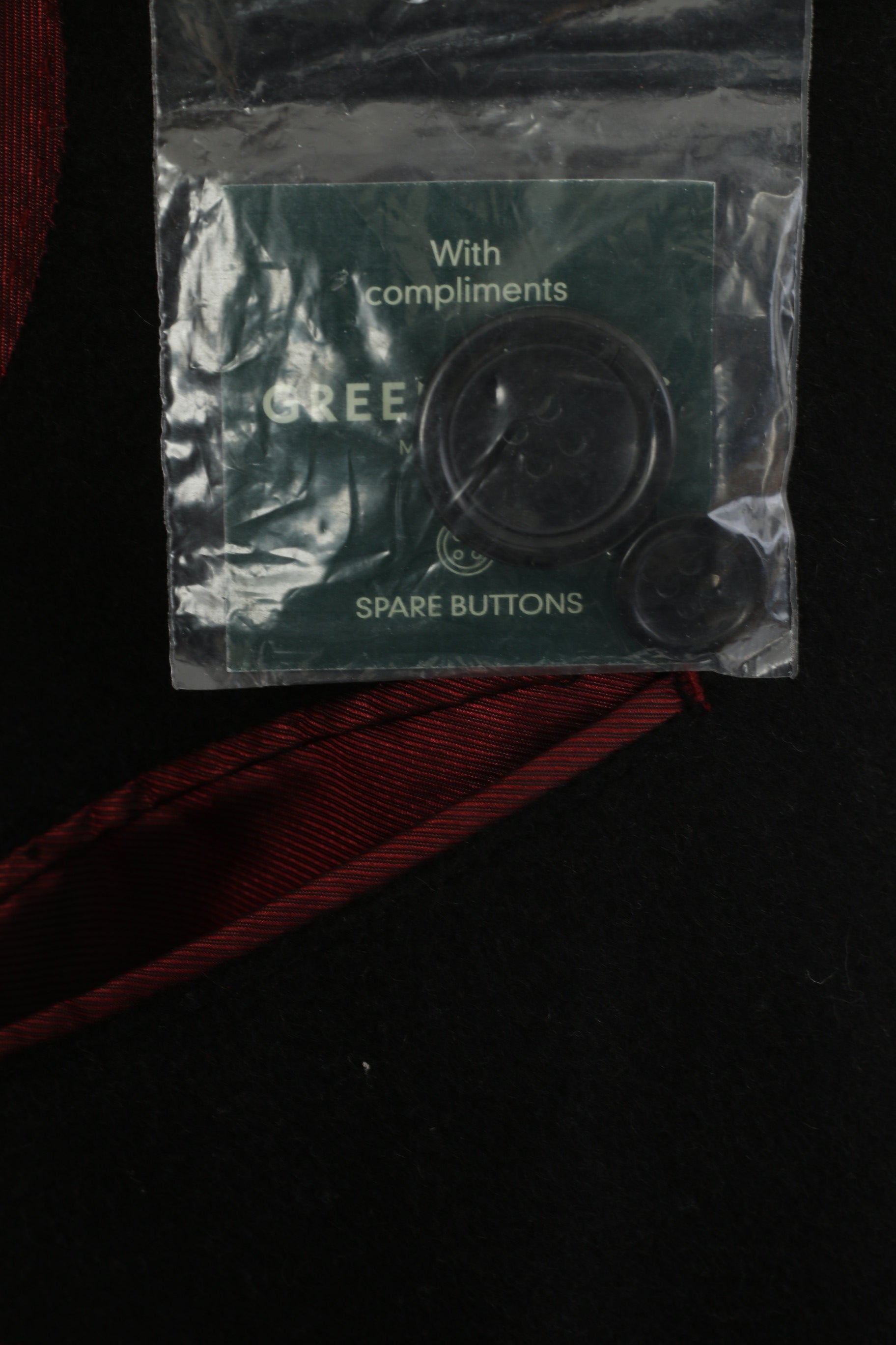 Greenwoods Men 44 L Coat Black Wool Cashmere Luxury Single Breasted Classic Top