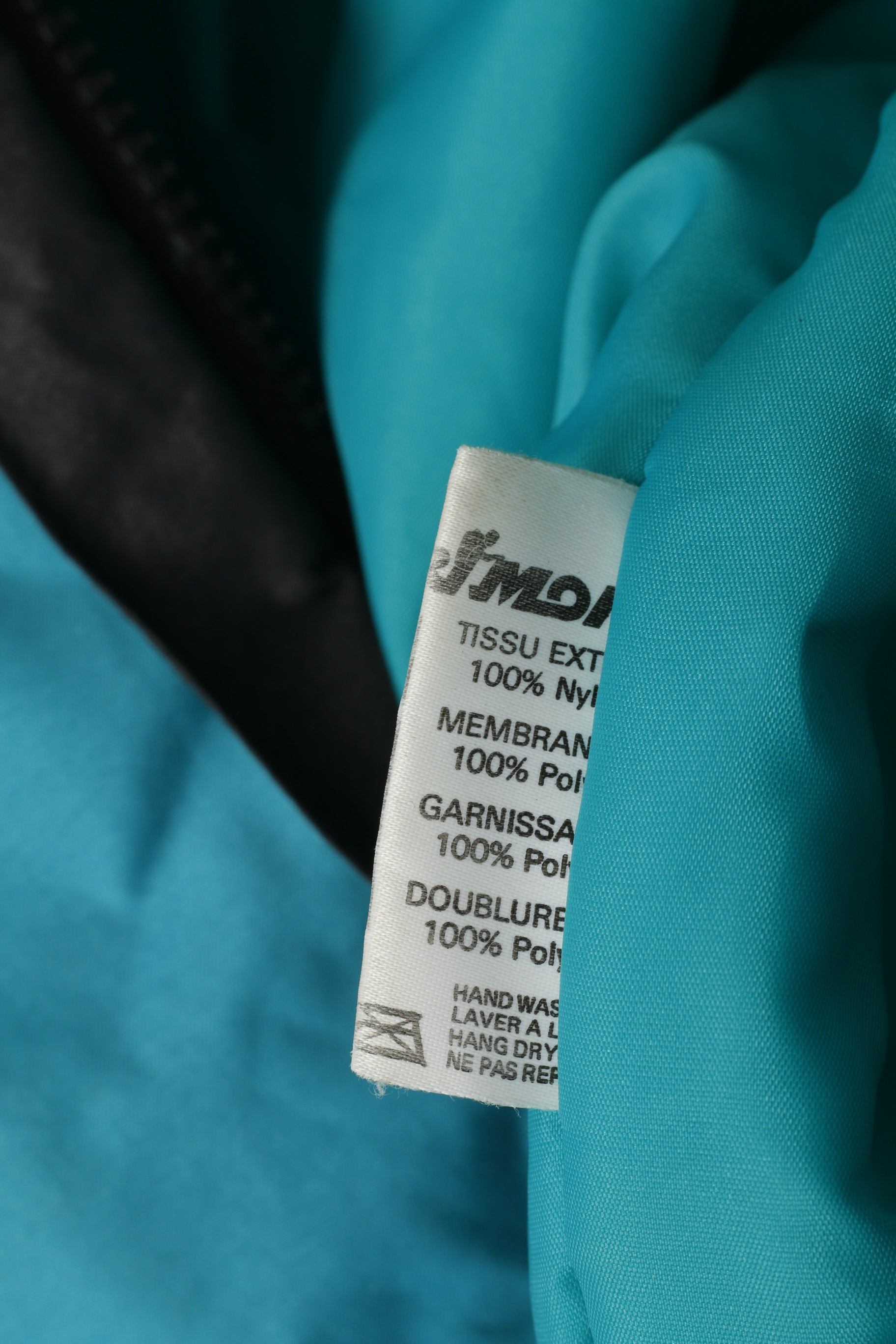 Karrimor Men M Jacket Grey Cyclone Nylon Padded Full Zipper Vintage Hidden Hood Top