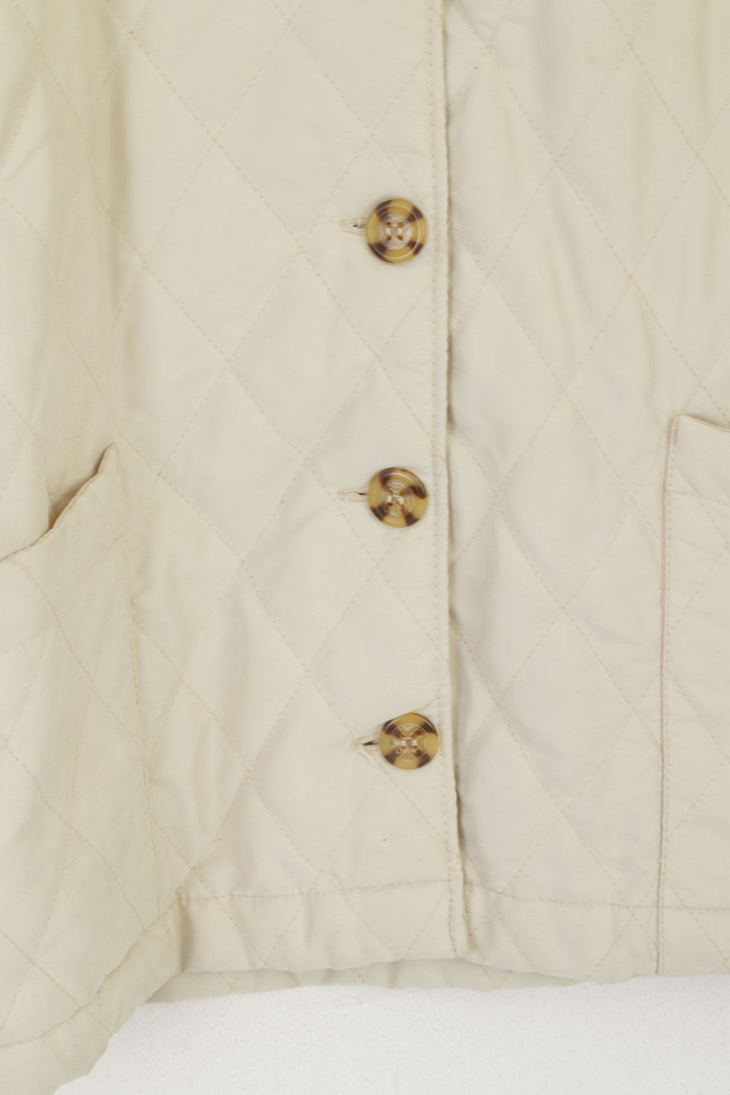 Marcel Clair Femme M 40/42 Gilet Beige Clair Doré Bodywarmer Haut Sans Manches