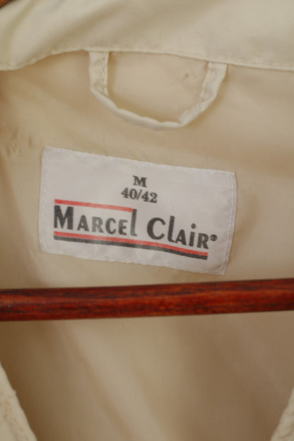Marcel Clair Women M 40/42 Vest Beige Light Gilted Bodywarmer Sleeveless Top