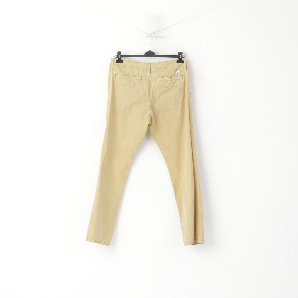 Tom Tailor Hommes 34 Pantalon Crème Coton Marvin Slim Pantalons Décontractés