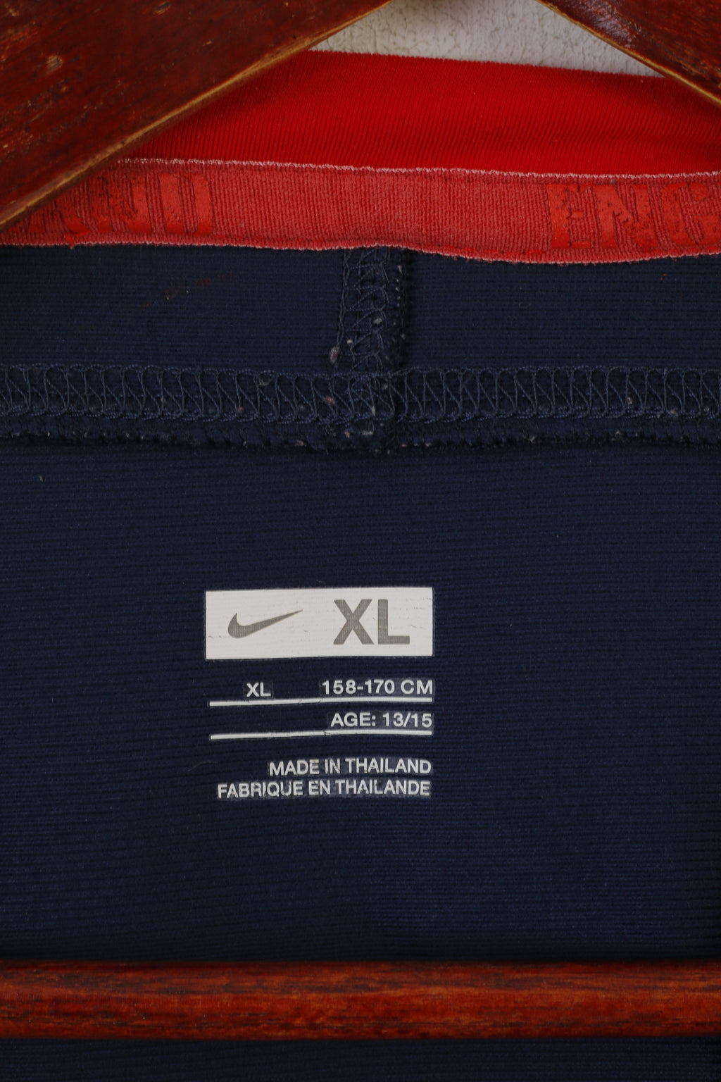 Maglia Nike Ragazzi 158-170 13-15 età Maglia blu navy Rugby Inghilterra O2