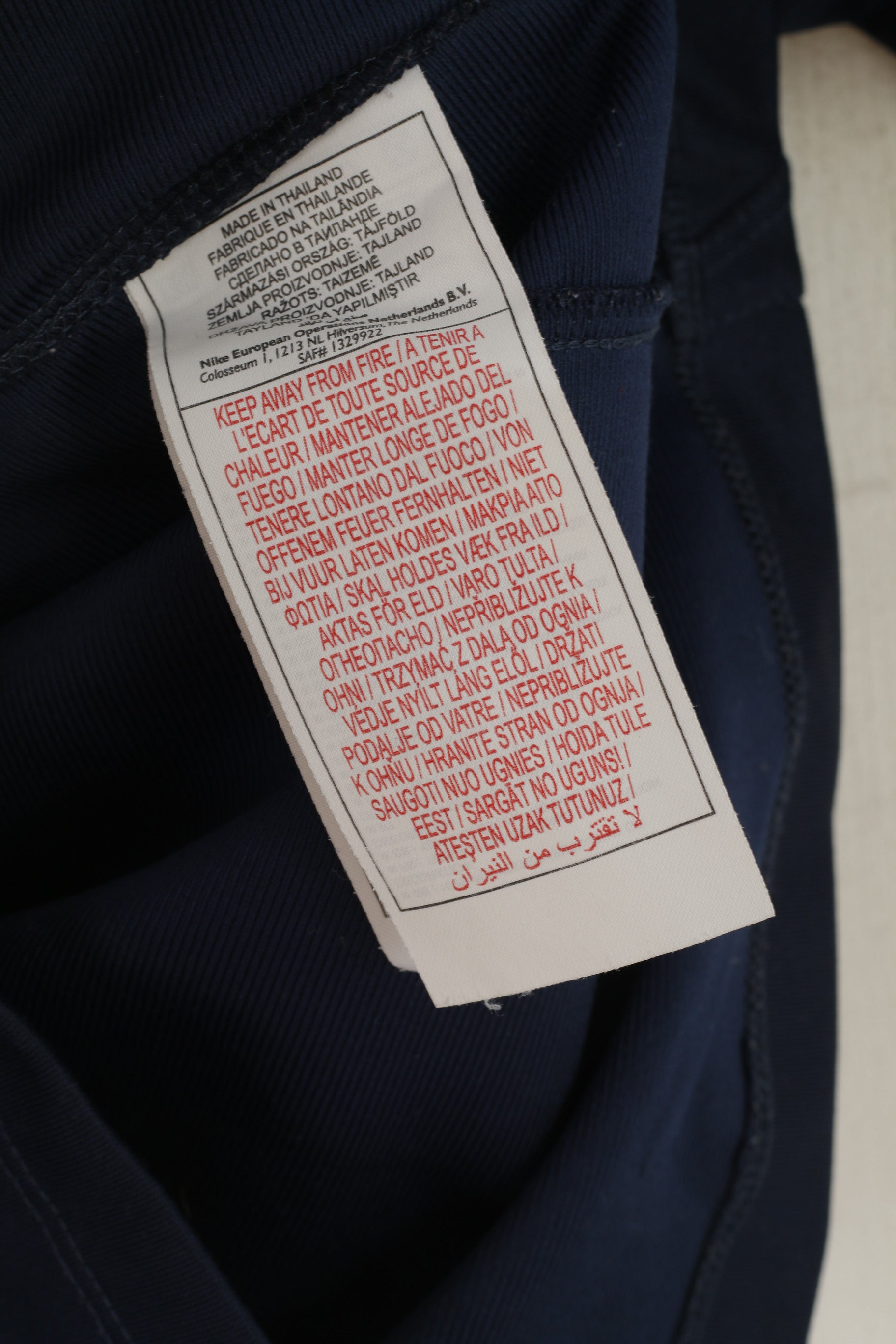 Nike Maillot de rugby Angleterre O2 pour garçon 158-170 13-15 ans Bleu marine