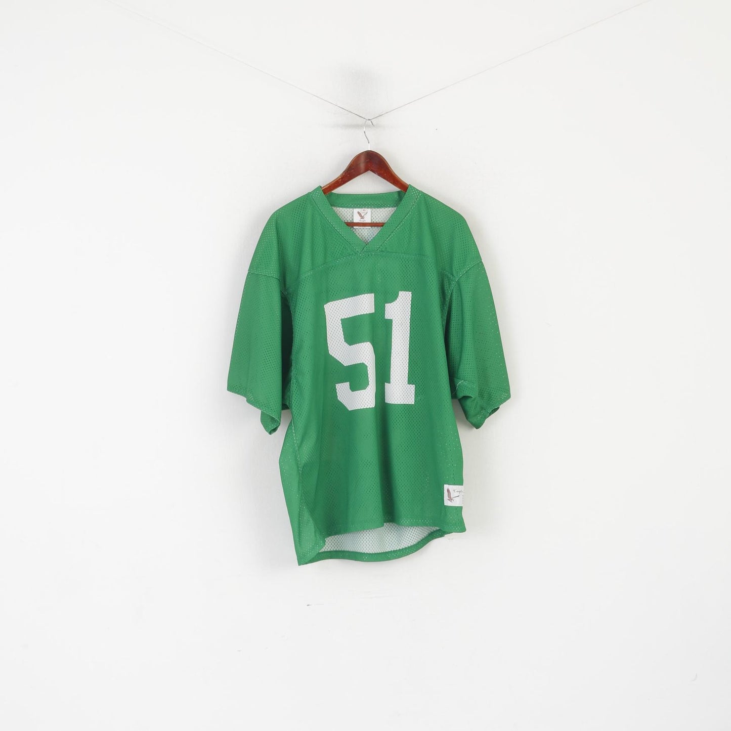 Maglia XL da uomo Eagle Sportswear Maglia verde vintage Gators # 51 Top in maglia