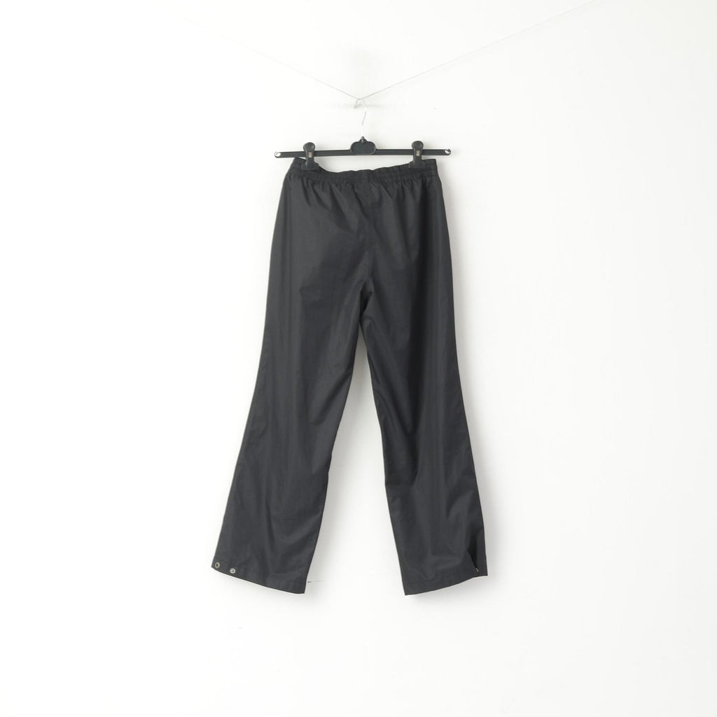 Norheim Youth 14 Age Trousers Black Shiny Mesh Lined Outdoor Hiking Sport Pants