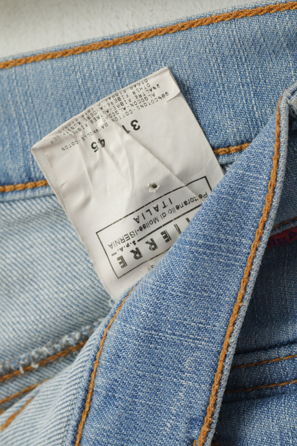 Dolce &amp; Gabbana Donna 31 Pantaloni Jeans Pantaloni Bootcut Vintage in Cotone Blu