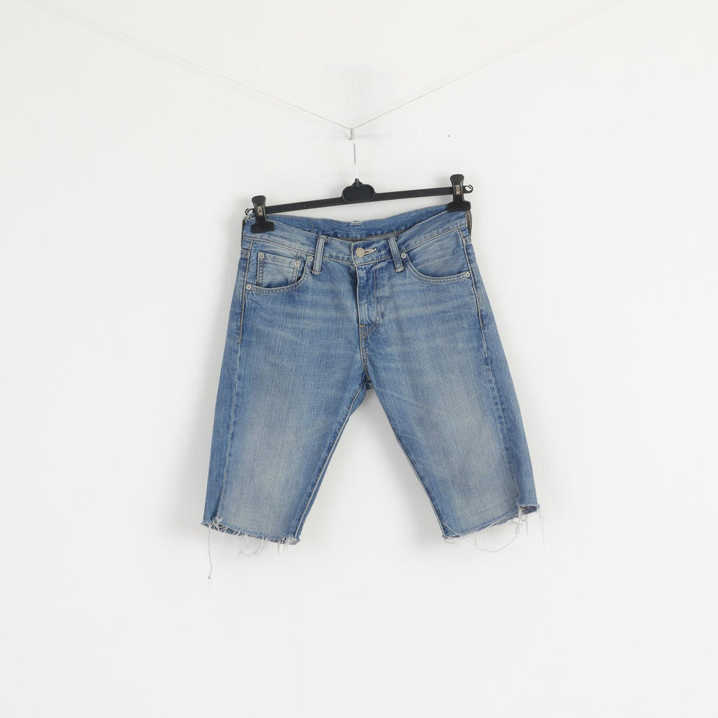 Levi's Femme 29 Short Bleu Coton Denim 527 Jeans Fait Main Levi Strauss