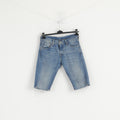 Levi's Femme 29 Short Bleu Coton Denim 527 Jeans Fait Main Levi Strauss