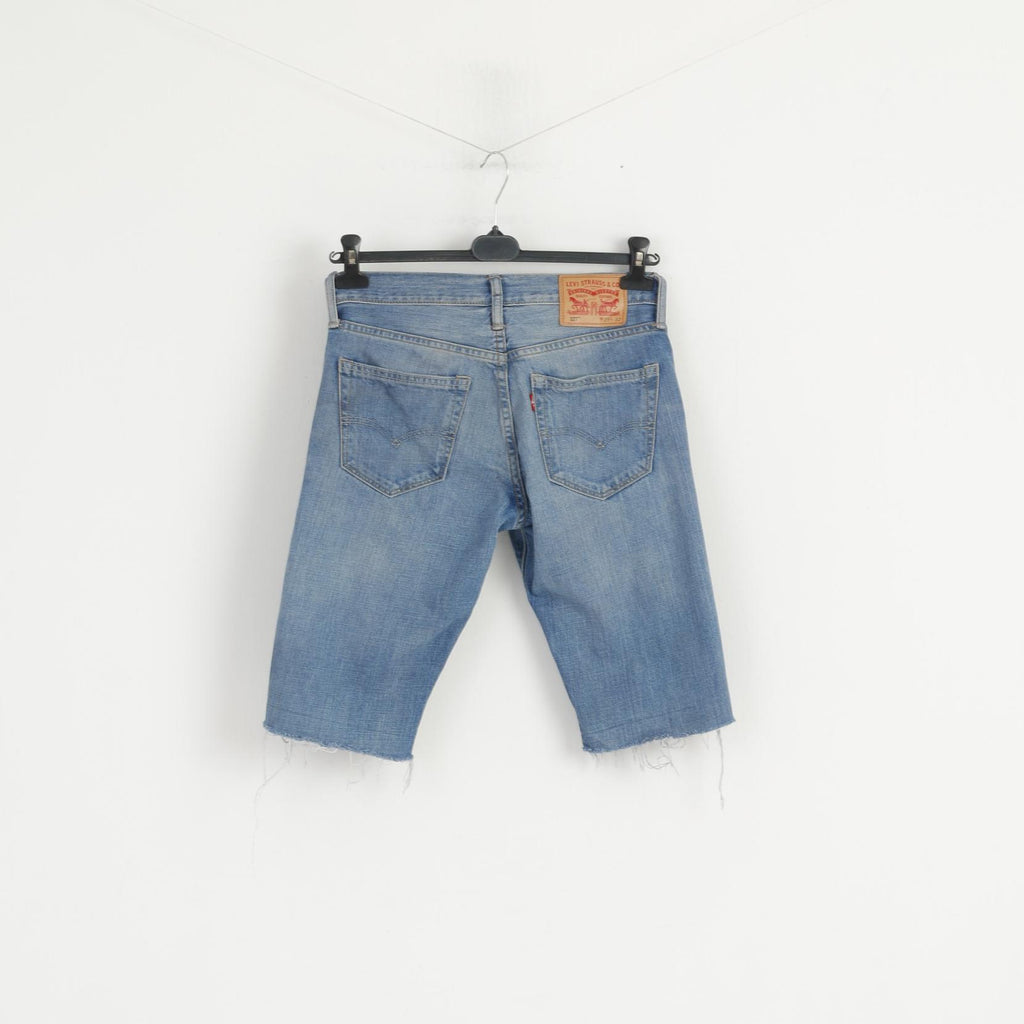 Levi's Femme 29 Short Bleu Coton Denim 527 Jeans Fait Main Levi Strauss