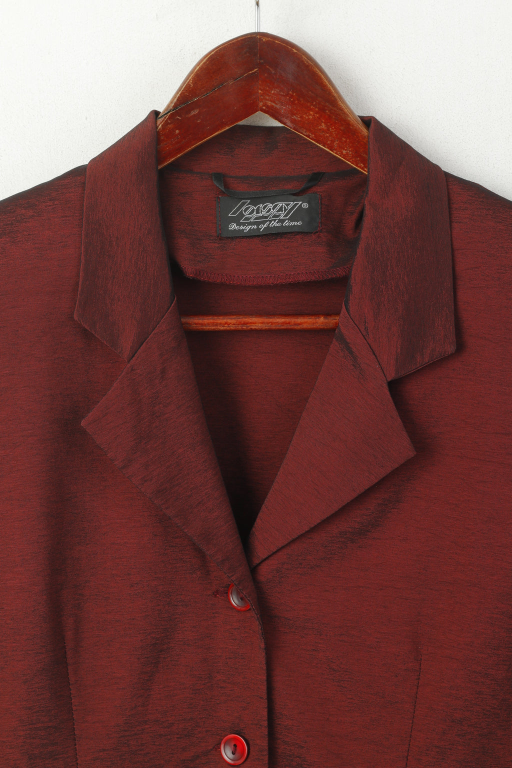 Giacca elegante in viscosa con spalline lucide bordeaux da donna Orsay 36 S. Giacca elegante in viscosa