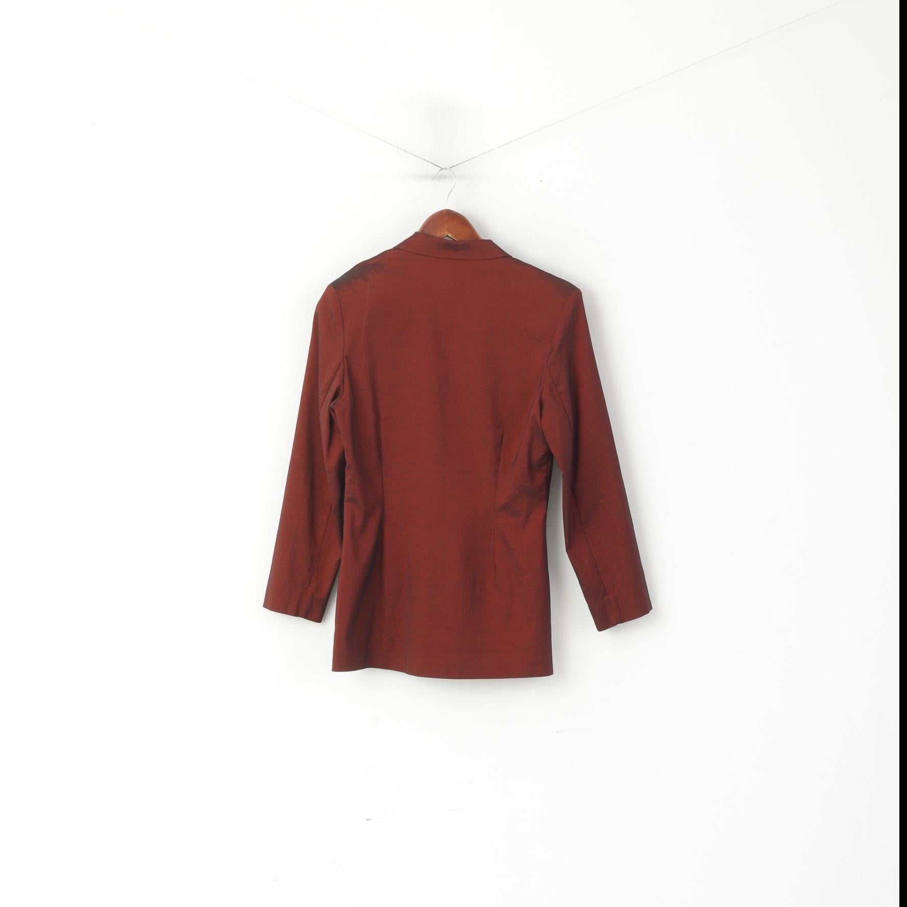 Giacca elegante in viscosa con spalline lucide bordeaux da donna Orsay 36 S. Giacca elegante in viscosa