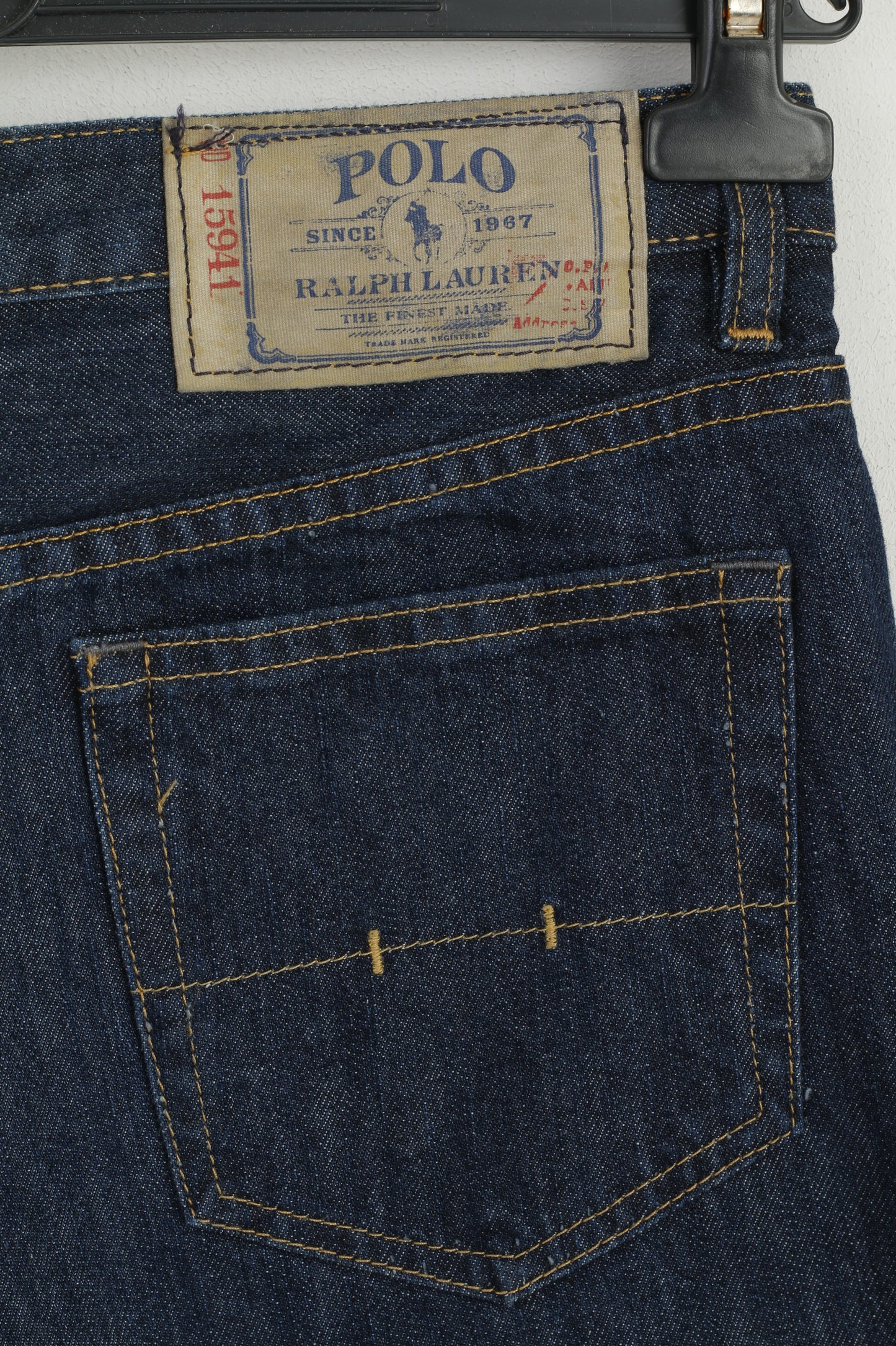Polo Ralph Lauren Boys 18 Age Jeans Trousers Navy Cotton Vestry Denim Pants