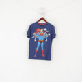 Superman DC Comics Hommes M (S) Chemise Marine Coton Graphique Super-Héros Col Rond Haut