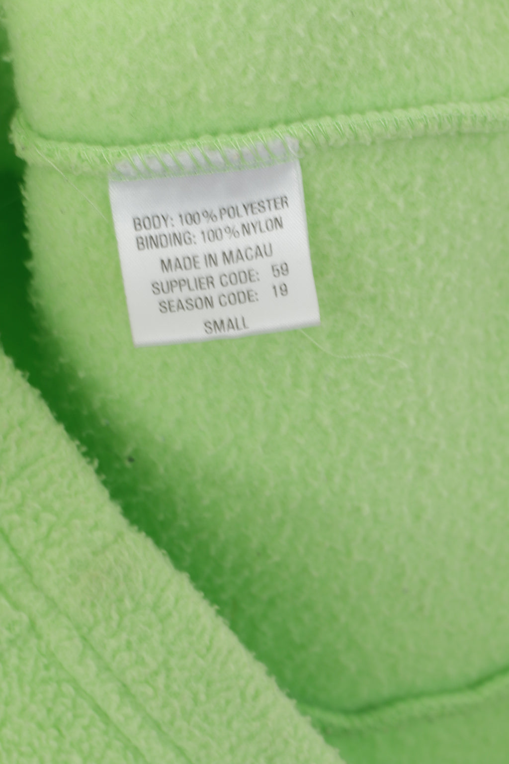 Speedo Women S Fleece Top Lime Vintage Full Zip Sportswear Sweatshirt Top