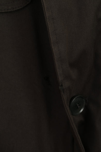 Strellson Premium Men 54 L Coat Dark Green Cotton Arbus Full Zipper Classic Top