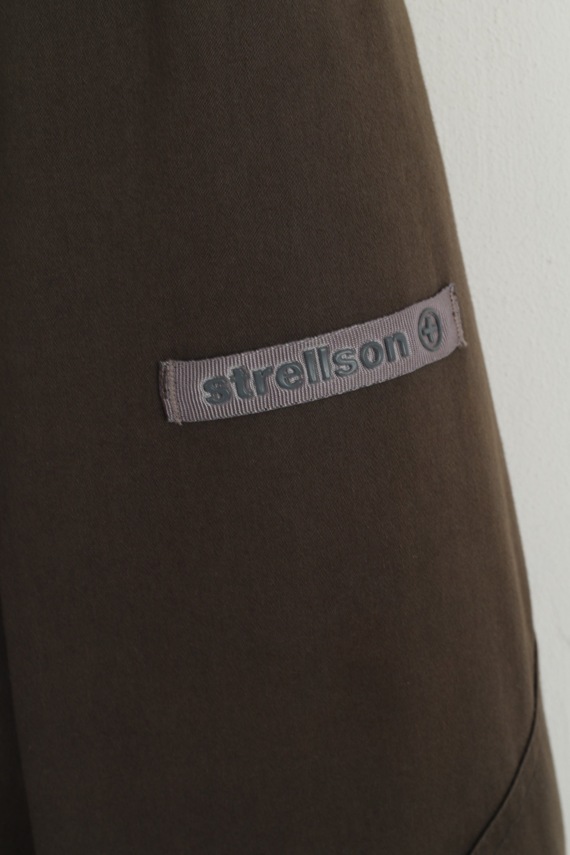 Strellson Premium Men 54 L Coat Dark Green Cotton Arbus Full Zipper Classic Top