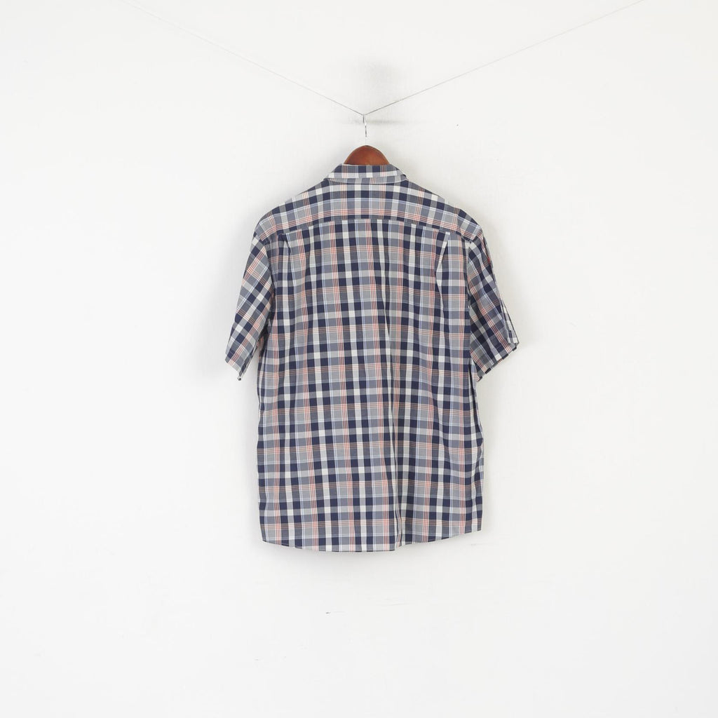 Paul R. Smith Men XL Casual Shirt Blue Cotton Vintage Classic Outdoor Climbing  Top
