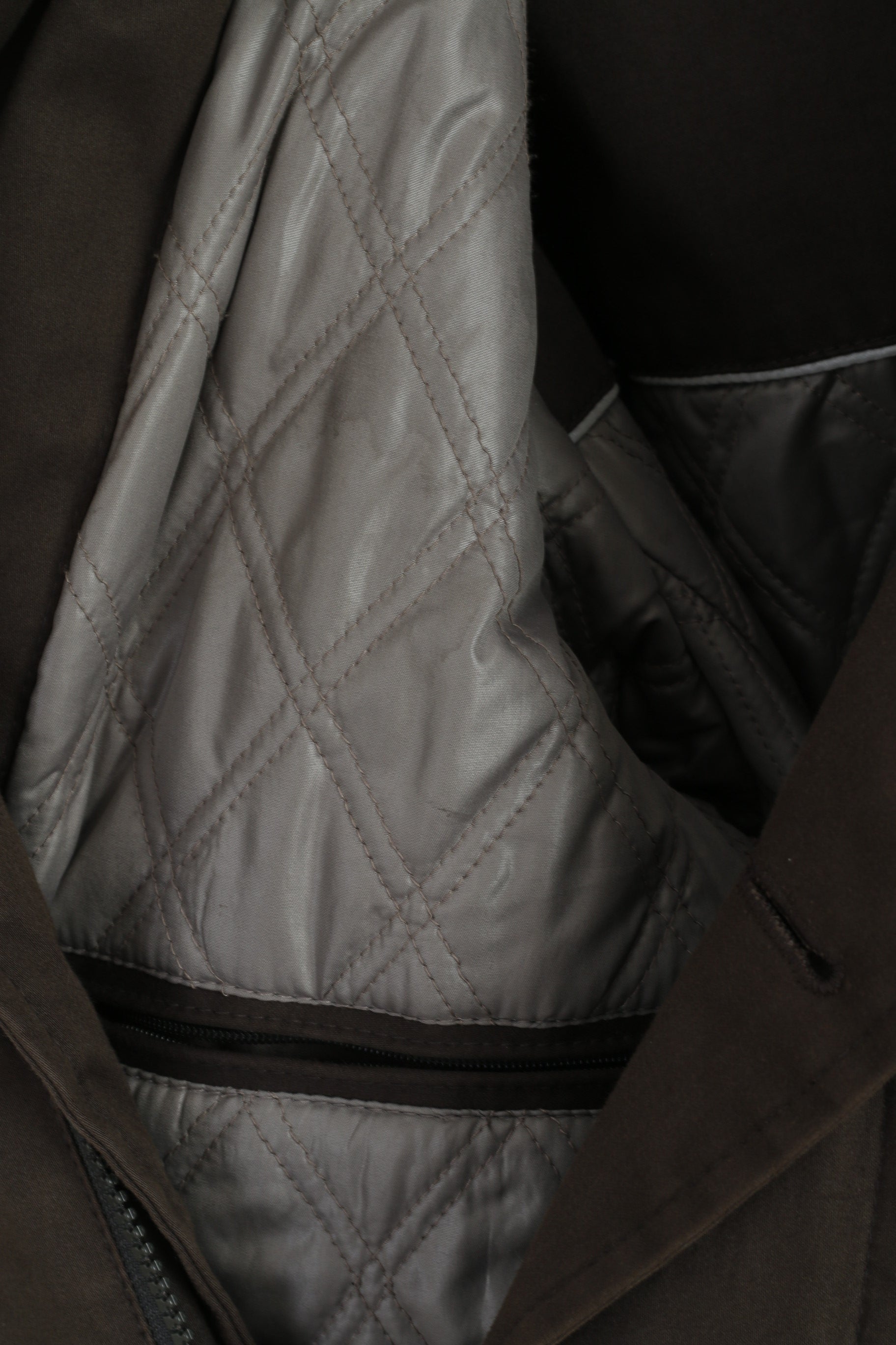 Strellson Premium Men 54 L Coat Dark Green Cotton Arbus Full Zipper Classic Top