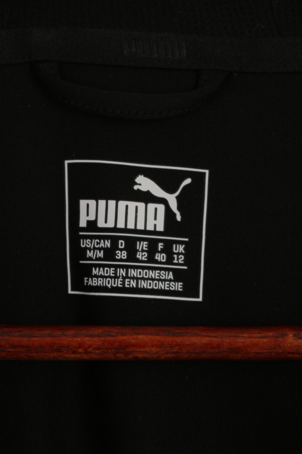 PUMA Femmes M 12 Sweat Noir Stretch À Capuche Zip Up Physio Life Training Top