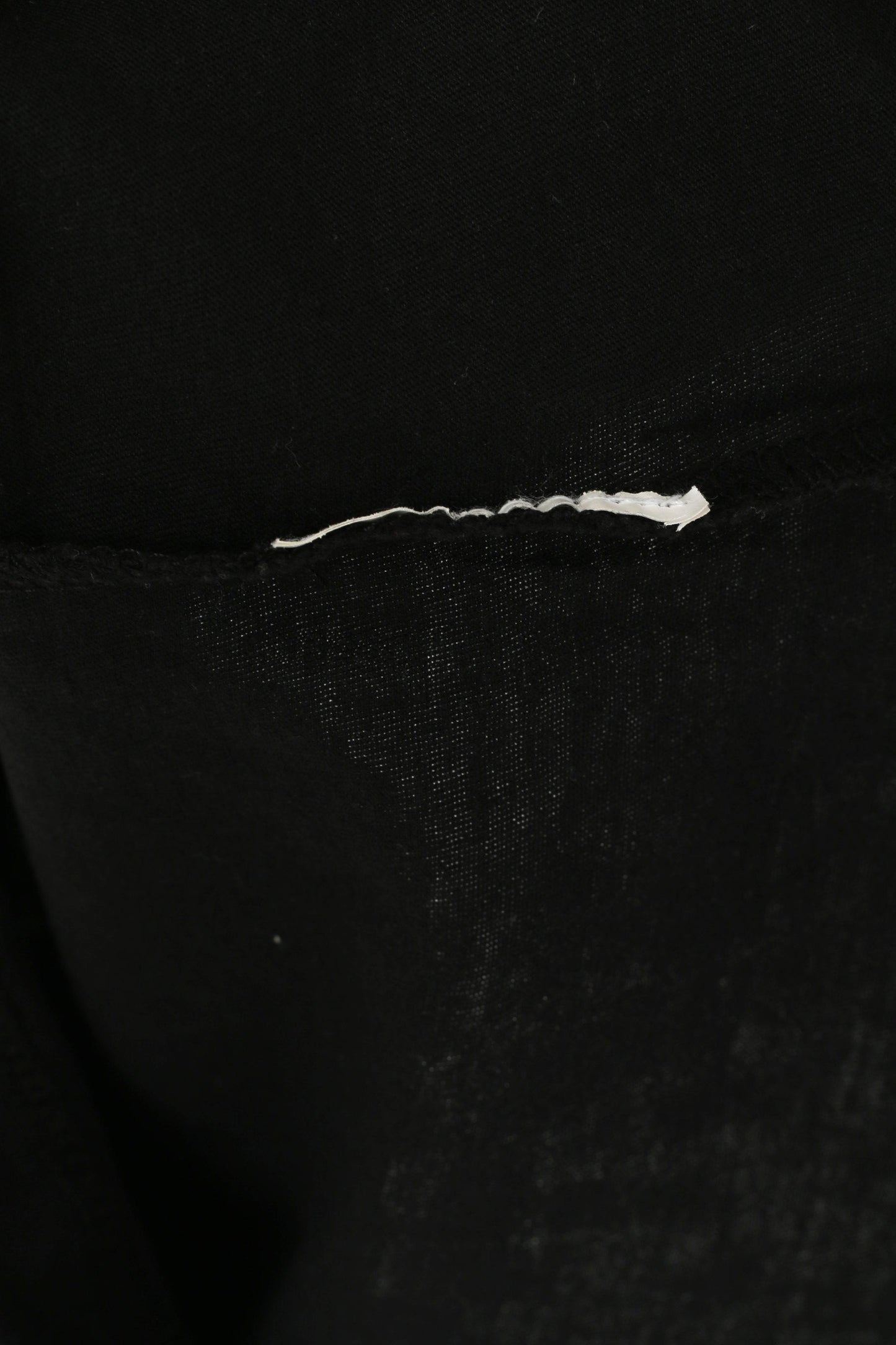 Guess Jeans Chemise noire à manches longues et col rond pour femme avec logo en zircone