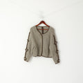 vintage Femmes S/M Jumper Marron vintage Bavière Steampunk Allemand Autriche Pull