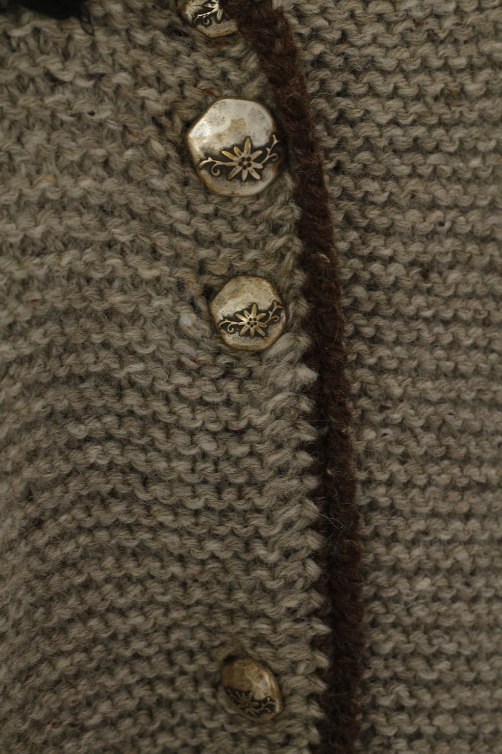 Vintage Women S/M Jumper Brown Vintage Bavaria Steampunk German Austria Sweater