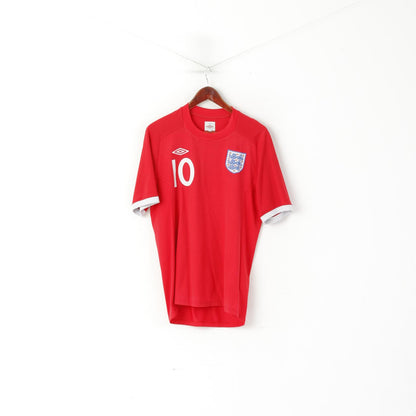 Umbro Men 40 M Shirt Red National England Team #10 Dixon Football Trikot jersey Top