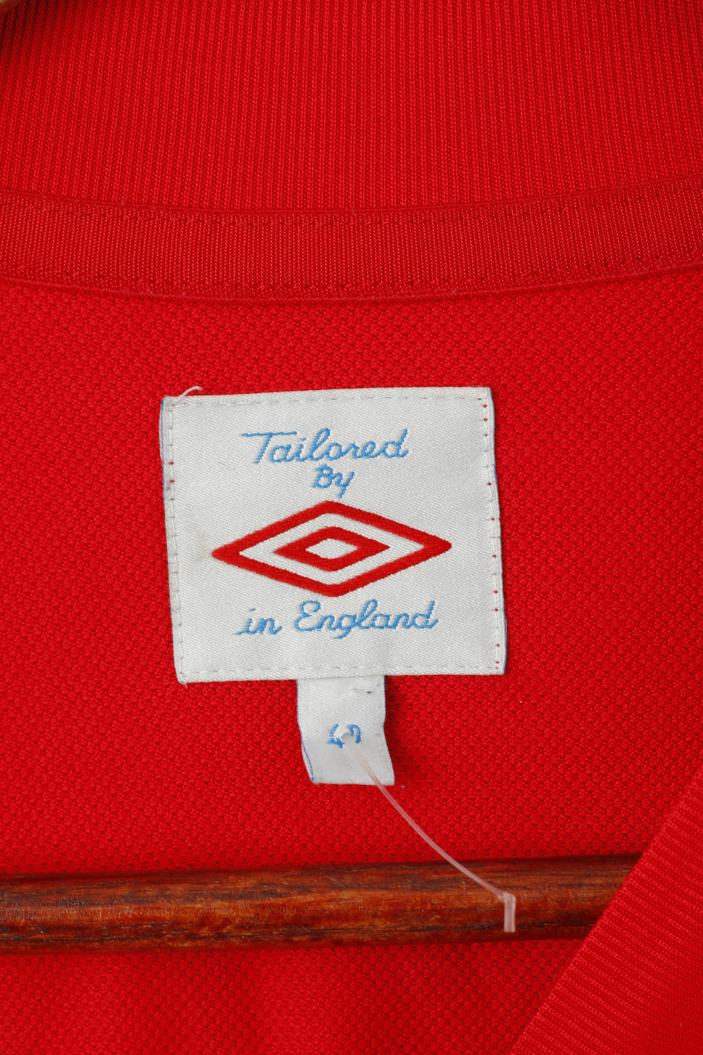 Maglia Umbro da uomo 40 M rossa Maglia nazionale inglese n. 10 Dixon Football Trikot