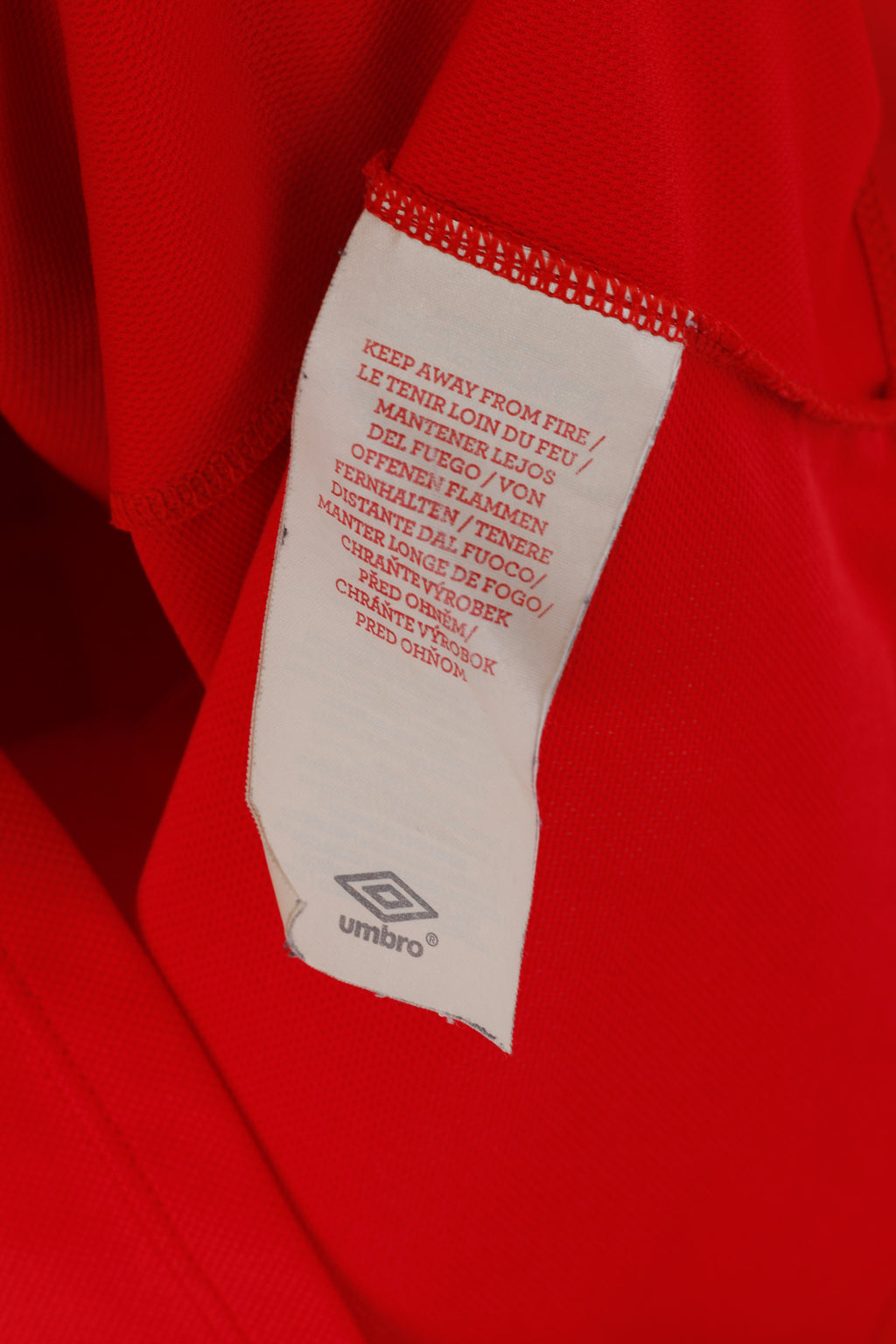 Maglia Umbro da uomo 40 M rossa Maglia nazionale inglese n. 10 Dixon Football Trikot