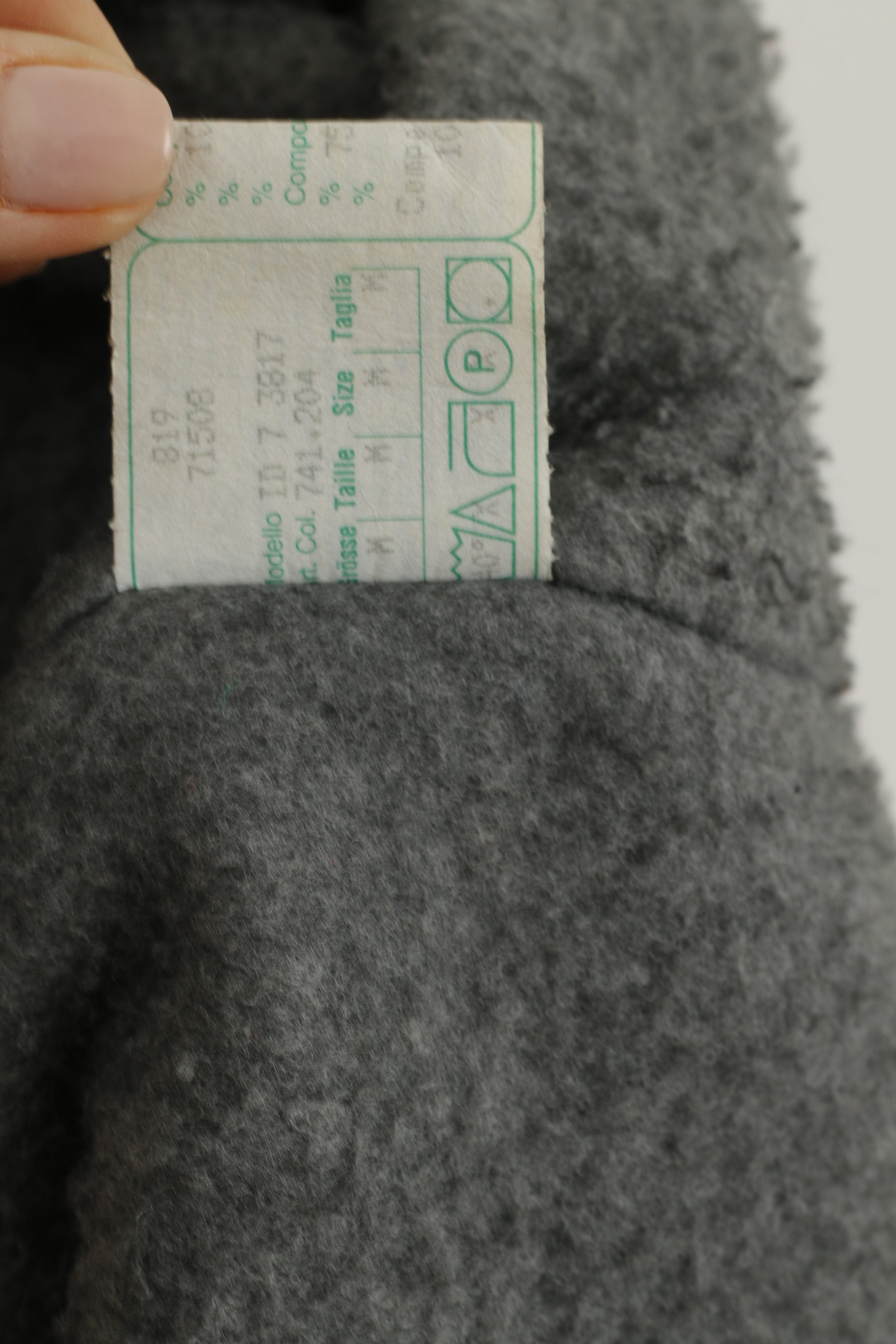 Etirel Men M Jacket Bomber Orange Vintage Diamond Print Ski Fleece Inside Top