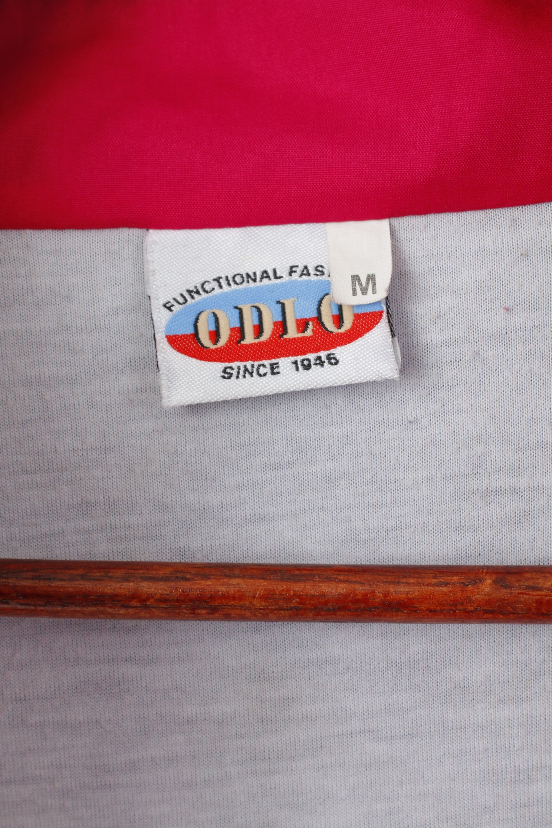 Odlo Men M Jacket Purple Vintage Nylon Full Zip Athletic Clothing System Sport Top