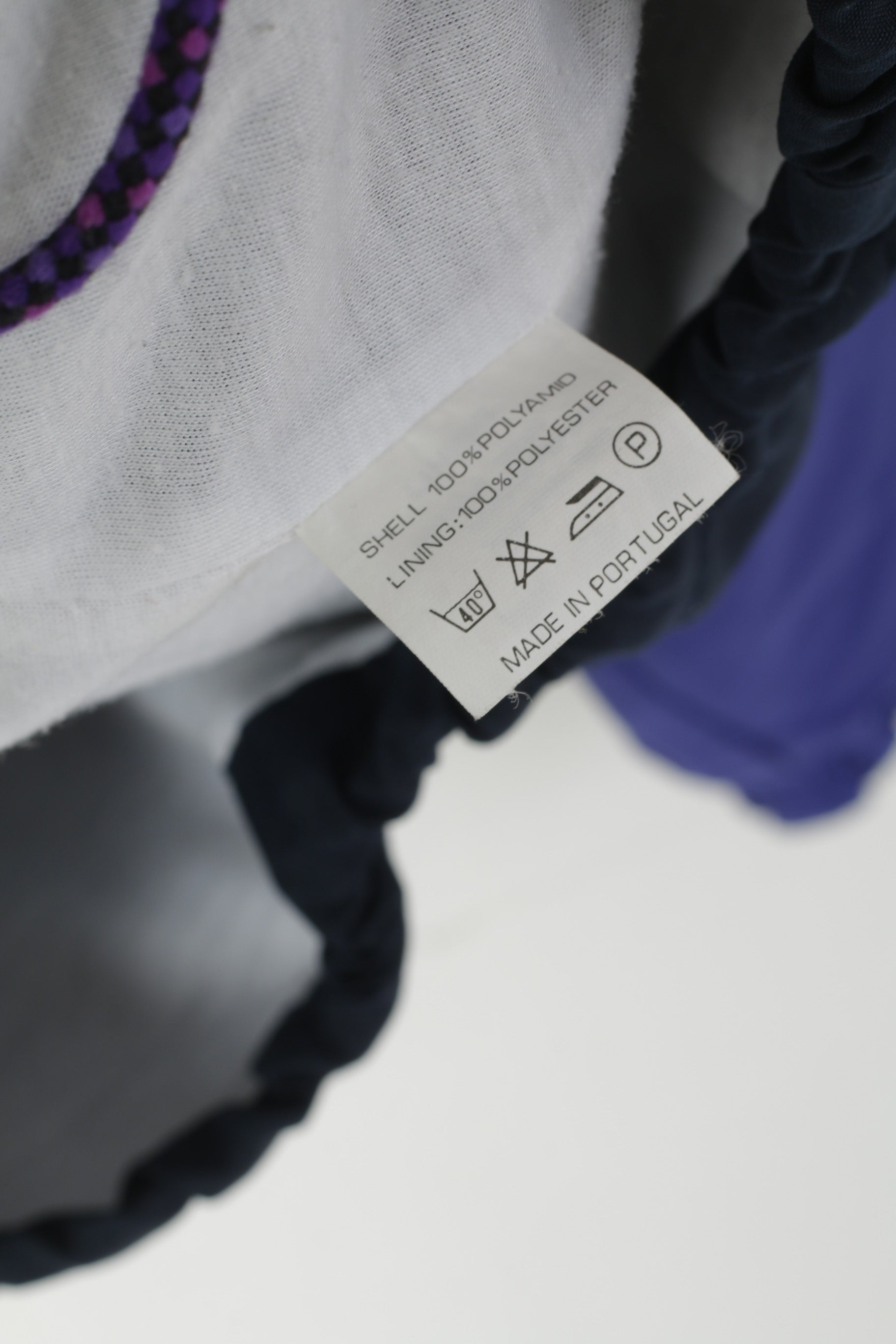 Odlo Men M Jacket Purple Vintage Nylon Full Zip Athletic Clothing System Sport Top