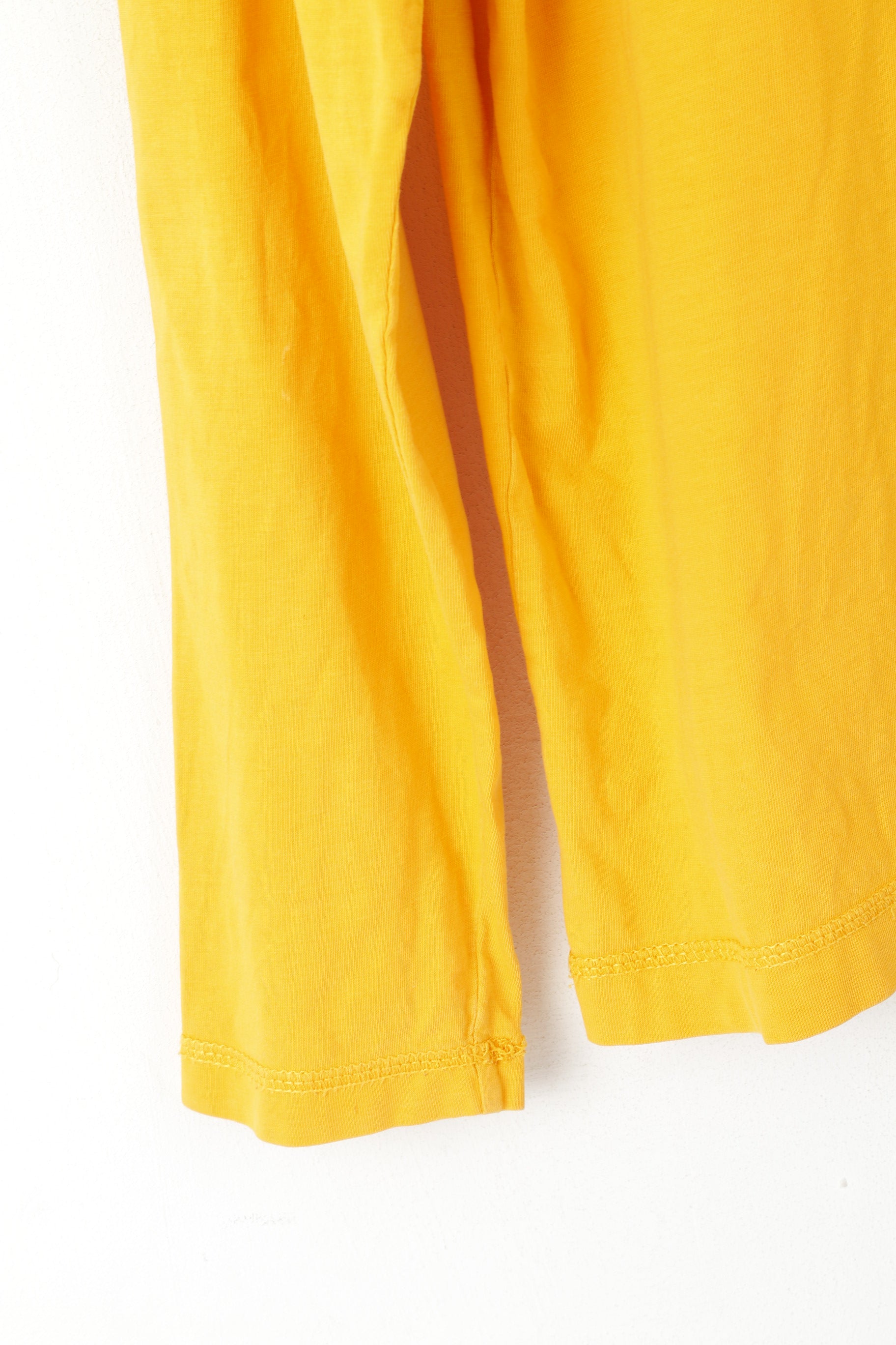 S. Oliver Youth XL 176 Shirt Orange Cotton Graphic Georgetown Long Sleeve Top