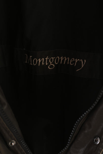 Wellensteyn Montgomery Hommes XL Veste Marron Wax Coton Militaire Zip Up Top