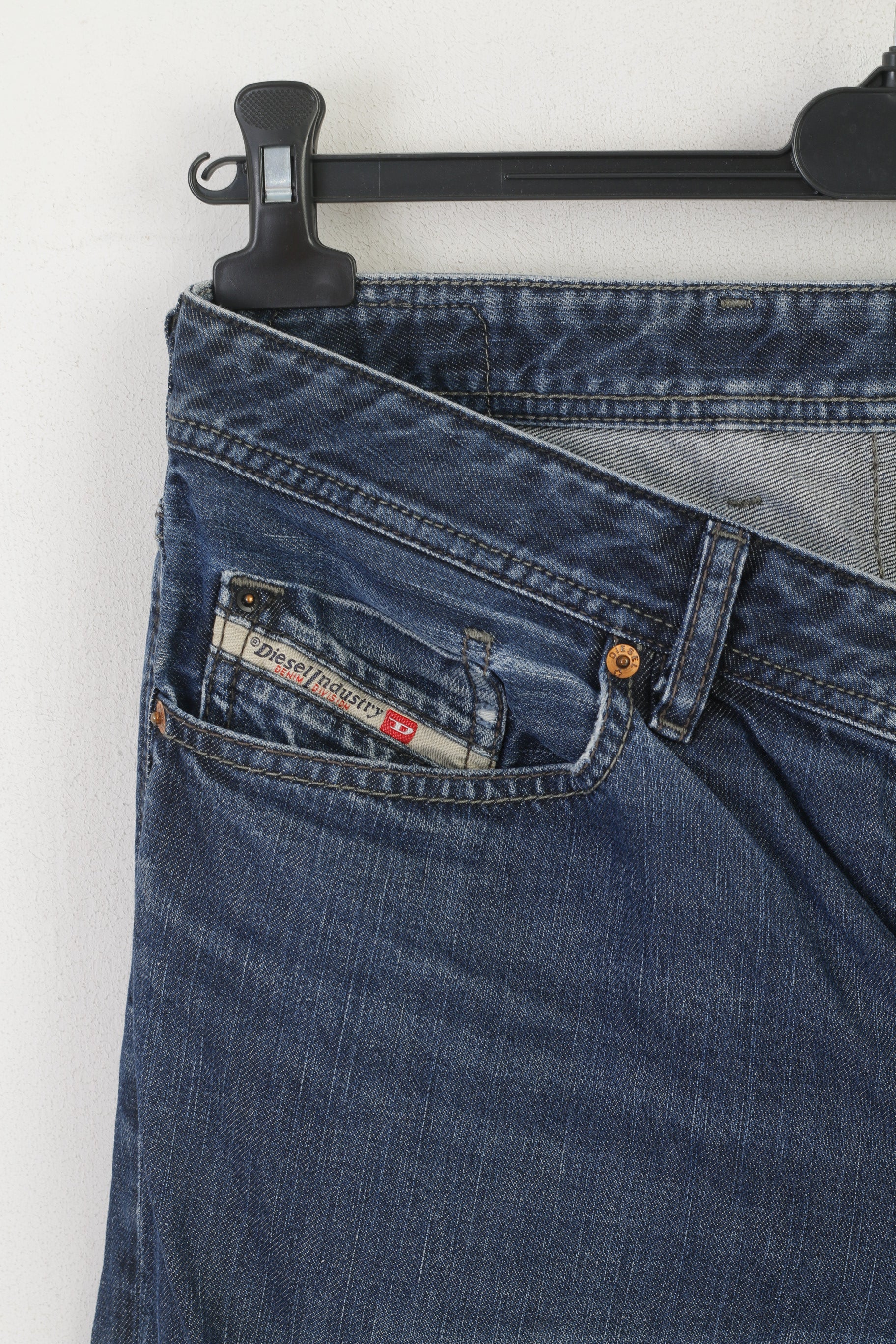 Diesel Industry Hommes 32 Jeans Pantalons Waykee Regular Droit Denim Pantalon