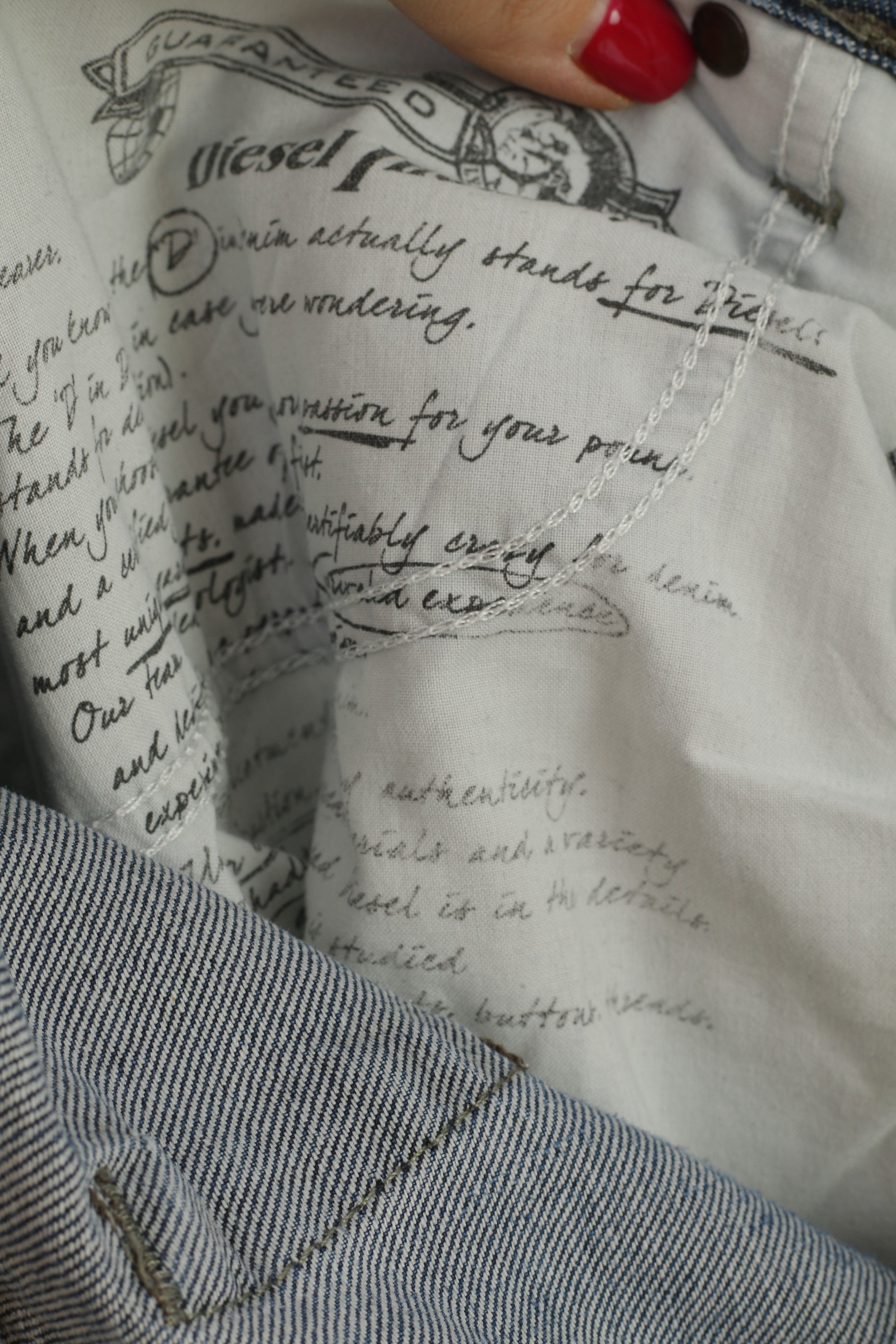 Diesel Industry Hommes 32 Jeans Pantalons Waykee Regular Droit Denim Pantalon