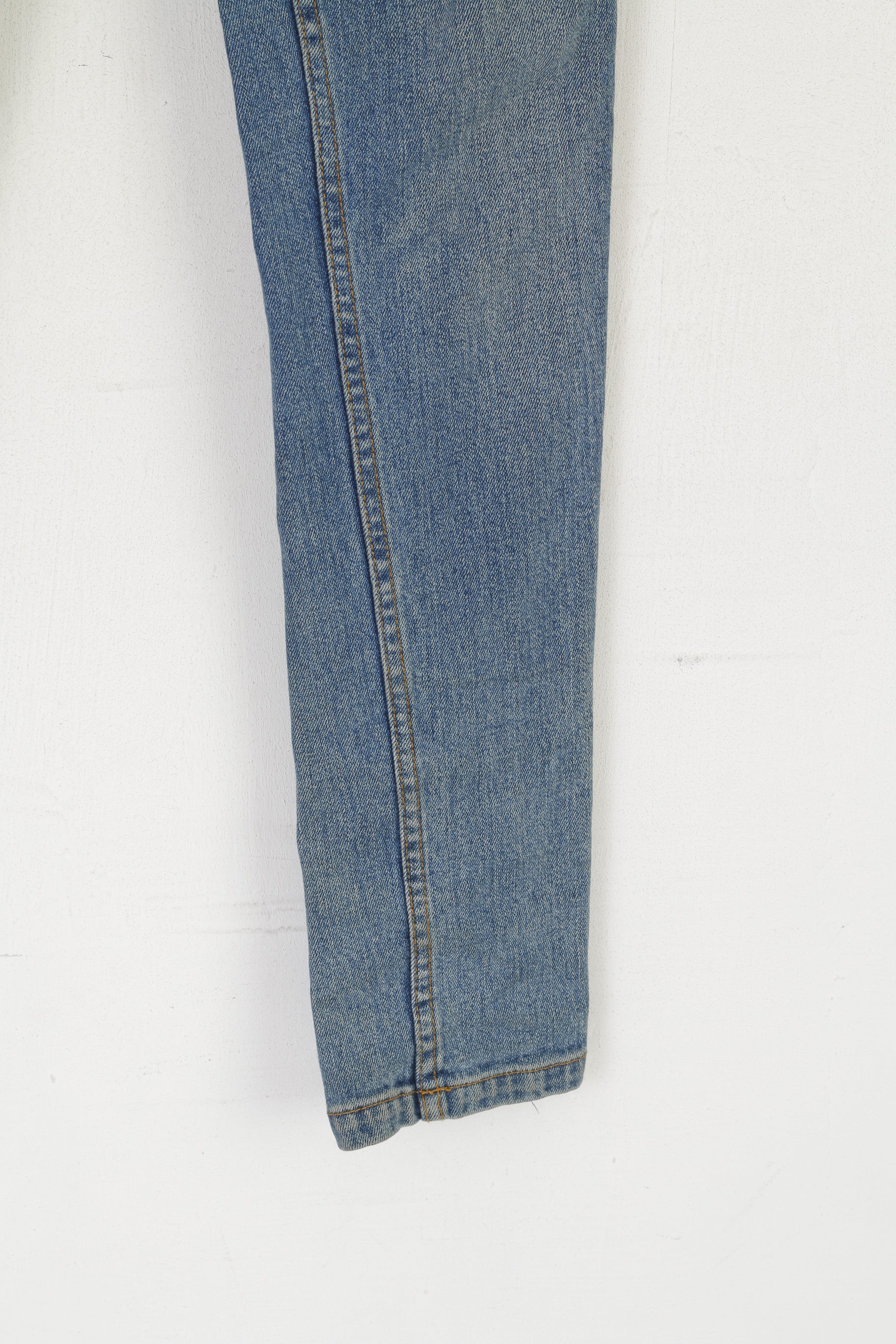 Cheap Monday Women 25 Jeans Trousers Blue Cotton Denim Skinny Stretch Pants