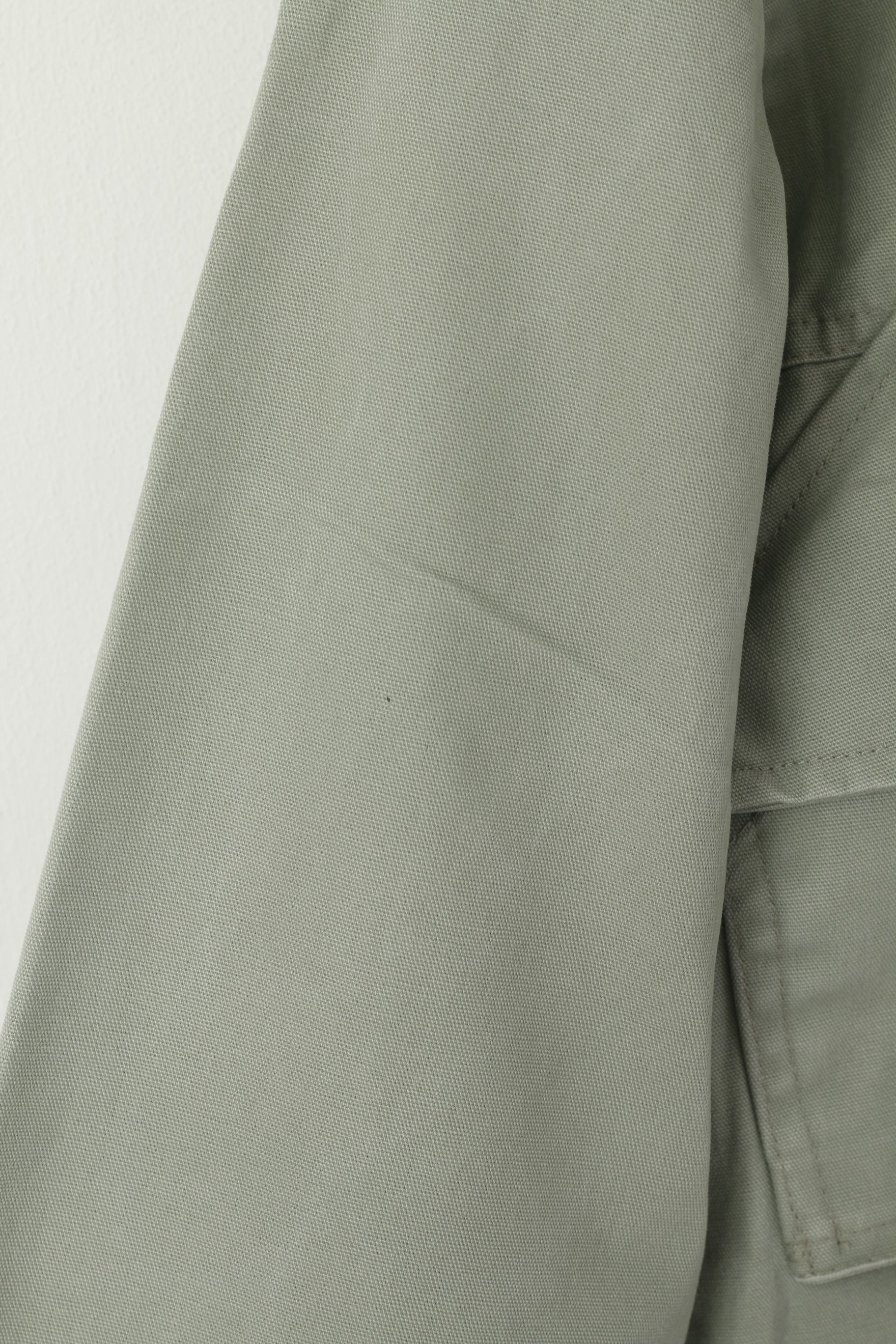 Nike M 178 (S) Veste Kaki Coton Militaire Parka À Capuche Extérieur Zip Up Top