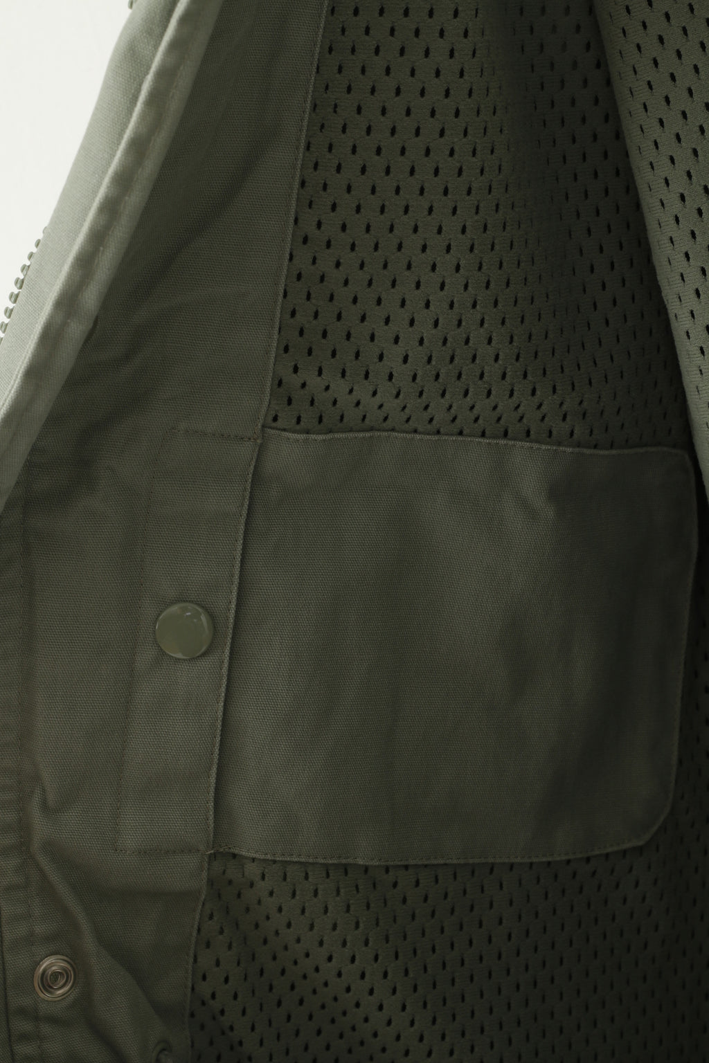 Nike M 178 (S) Veste Kaki Coton Militaire Parka À Capuche Extérieur Zip Up Top