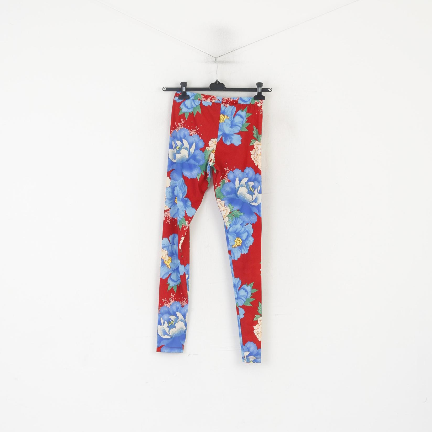 Adidas Femmes 10 S Leggings Multicolore Imprimé Floral Sportswear Gym Run