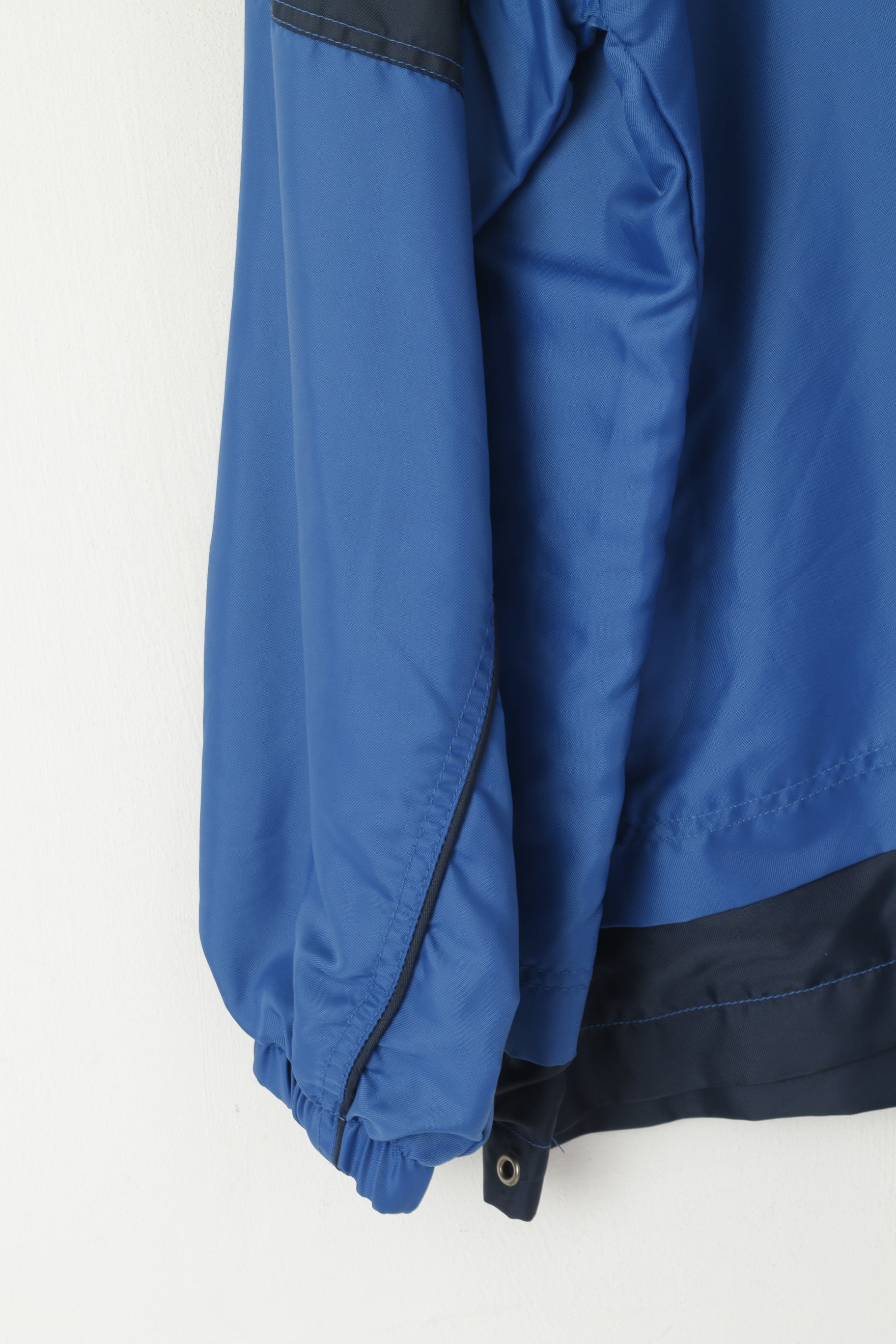 CUP 66 Giacca XL da uomo Blu Rosso FC Bayern Munchen Pullover Calcio Cappuccio nascosto Top