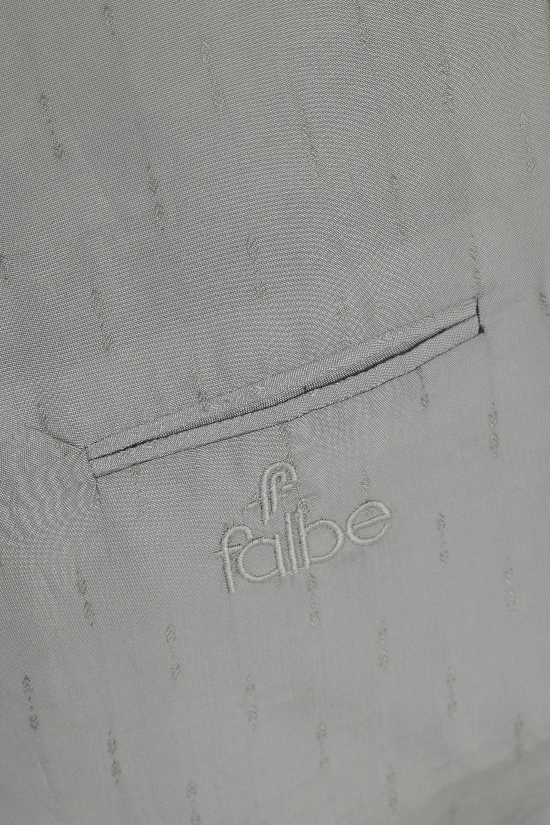 Falbe Dormeuil Men 38 Blazer Wool Houndstooth Single Breasted Vintage Multicoloured Jacket