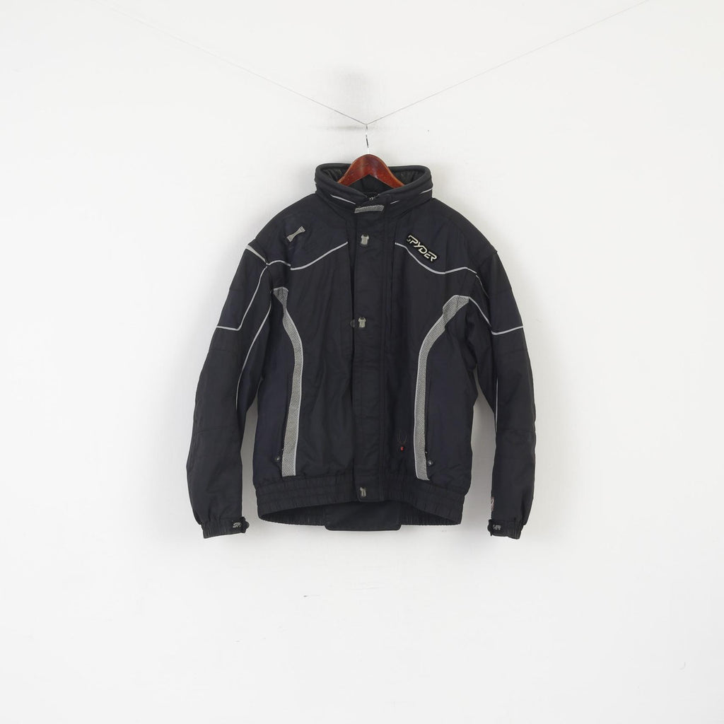 Spyder Men 54 XL Ski Jacket Black Dermizac X-Static 20000 mm Snowboarding Top